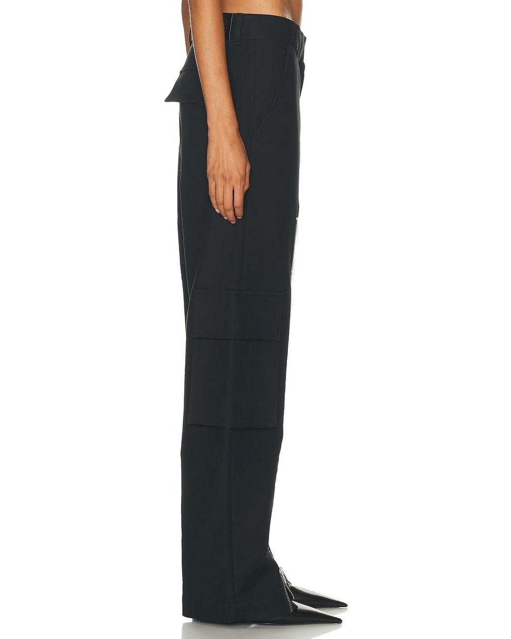 Acne Black Pytail Trouser