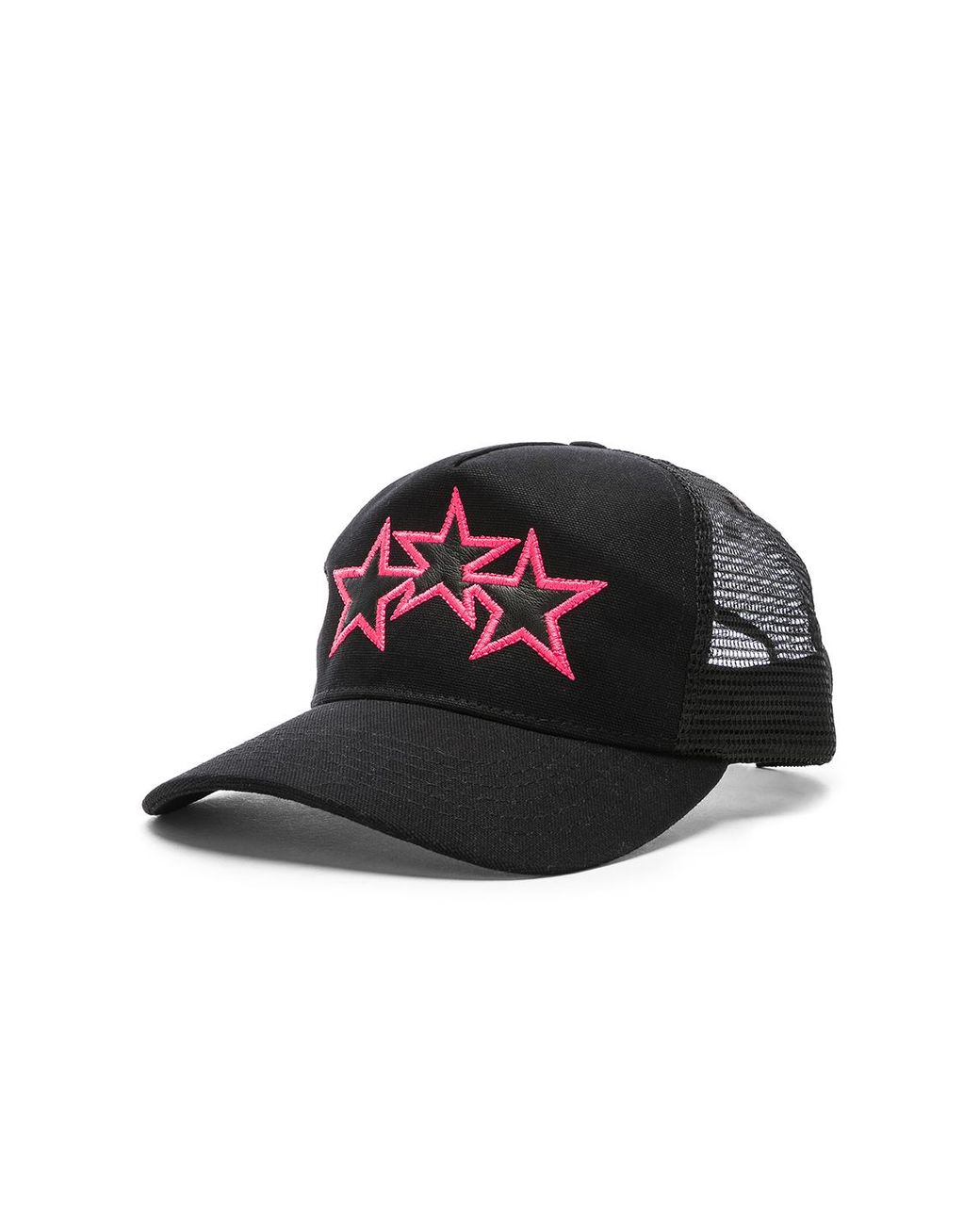 Amiri Canvas Three Star Trucker Hat in 