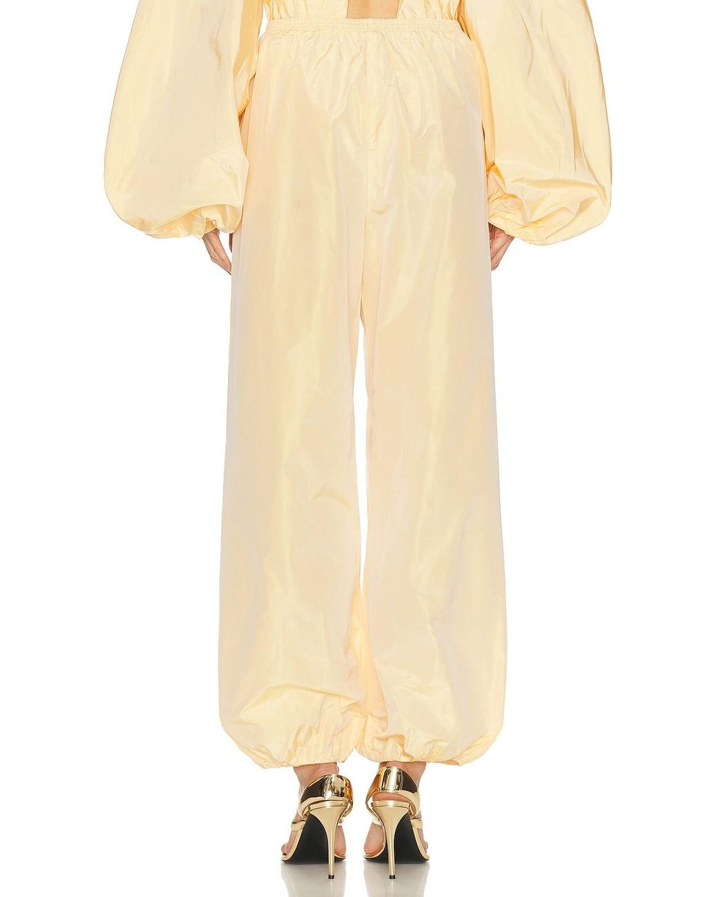 Alaïa Yellow Balloon Pant