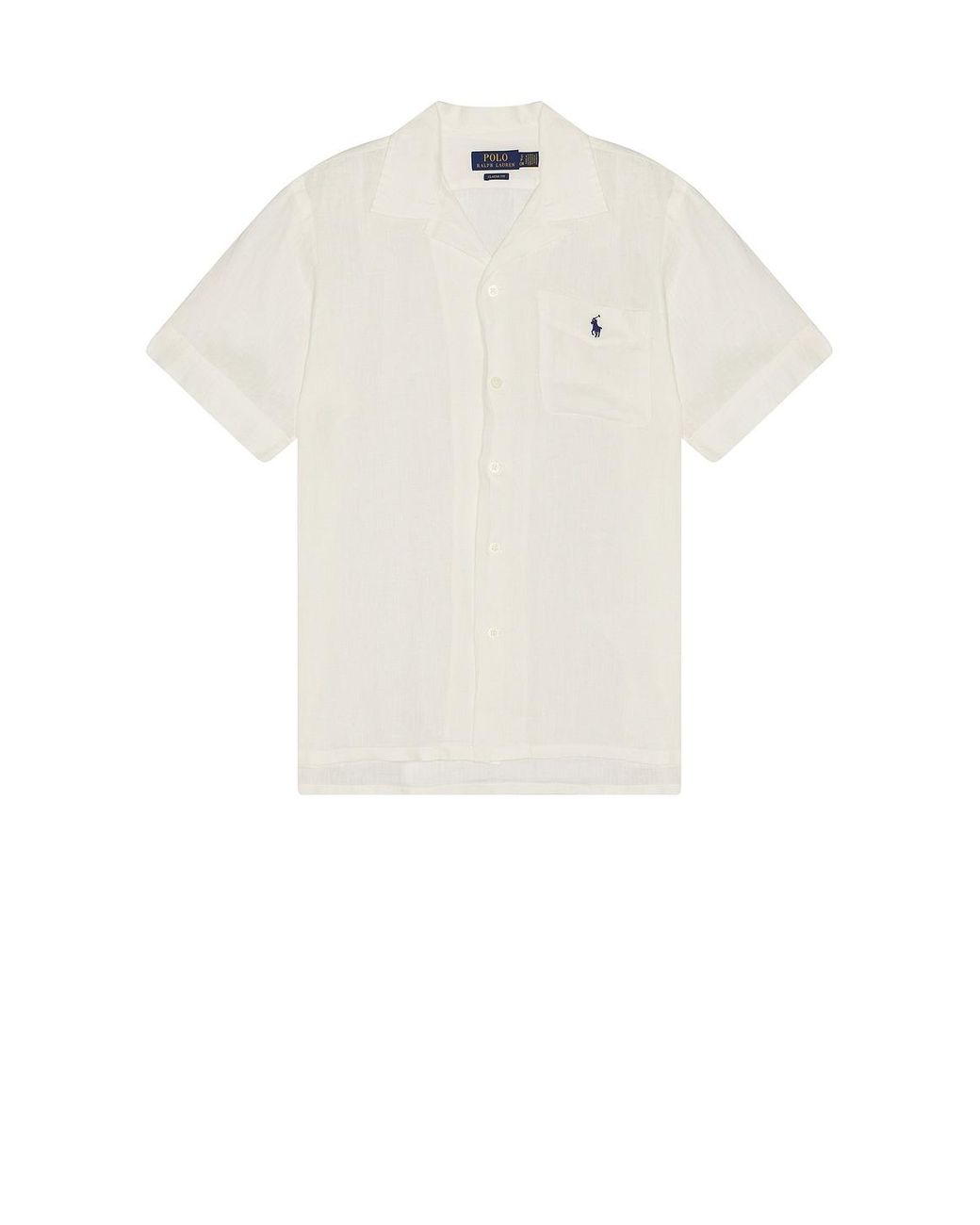 Ralph Lauren Linen Crewneck Tee Blancas Blue Camiseta Ralph Lauren De Lino  Básica Para Mujer Blanco Clásico Tommy Hilfiger Hombre