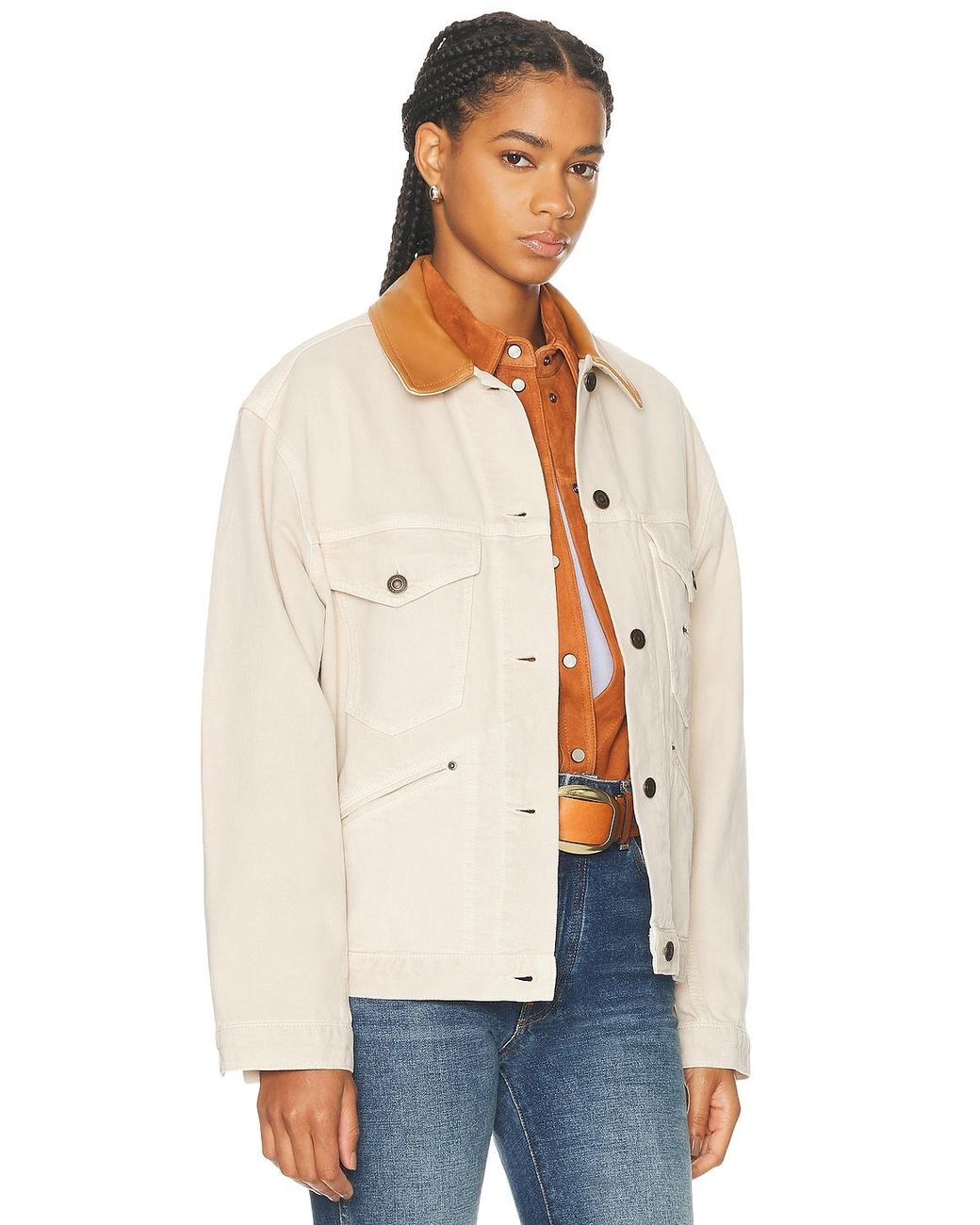 Isabel Marant White Petunia Jacket