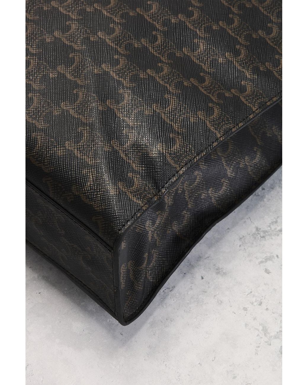Céline Black Triomphe Vertical Cabas Tote Bag
