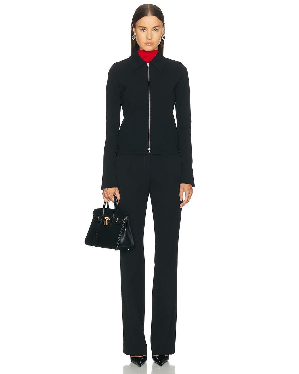 Jil Sander Blue Zip Up Jacket