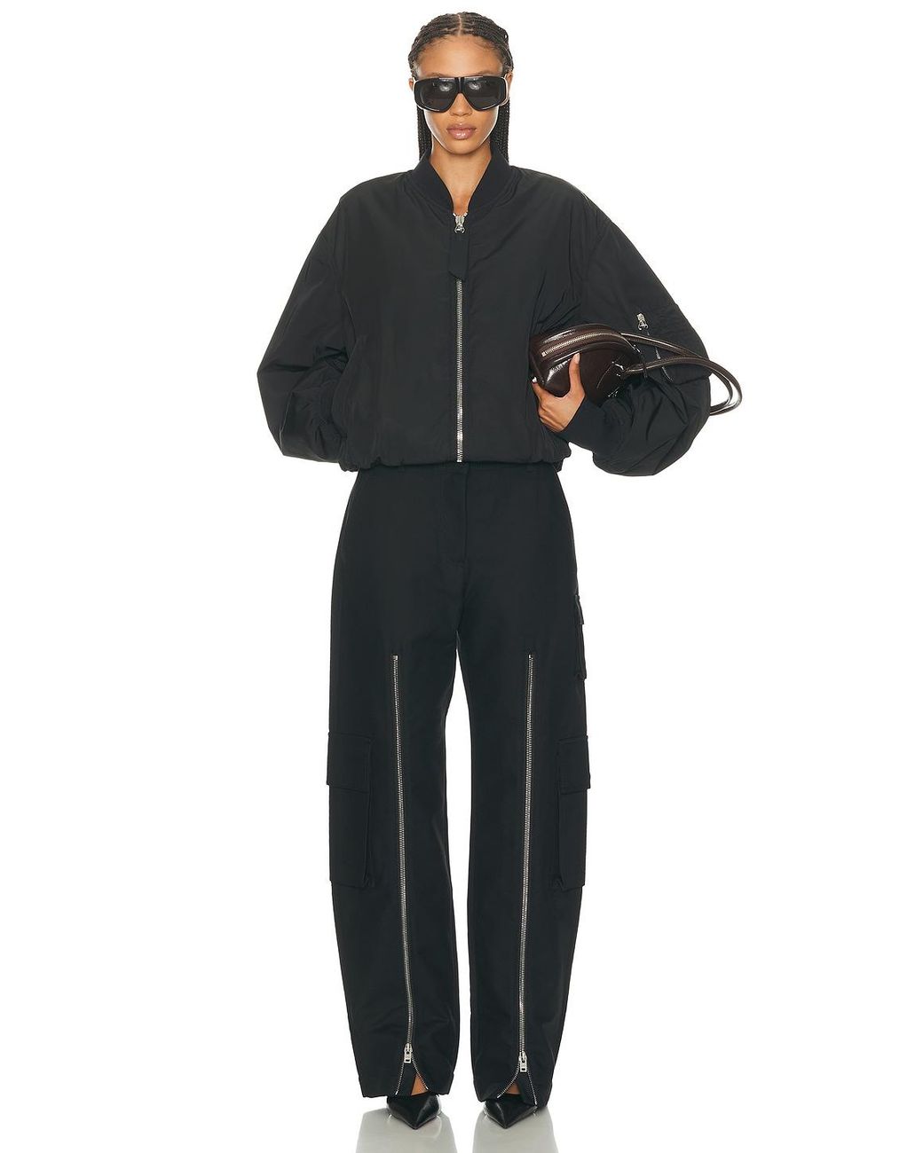 Acne Black Pytail Trouser