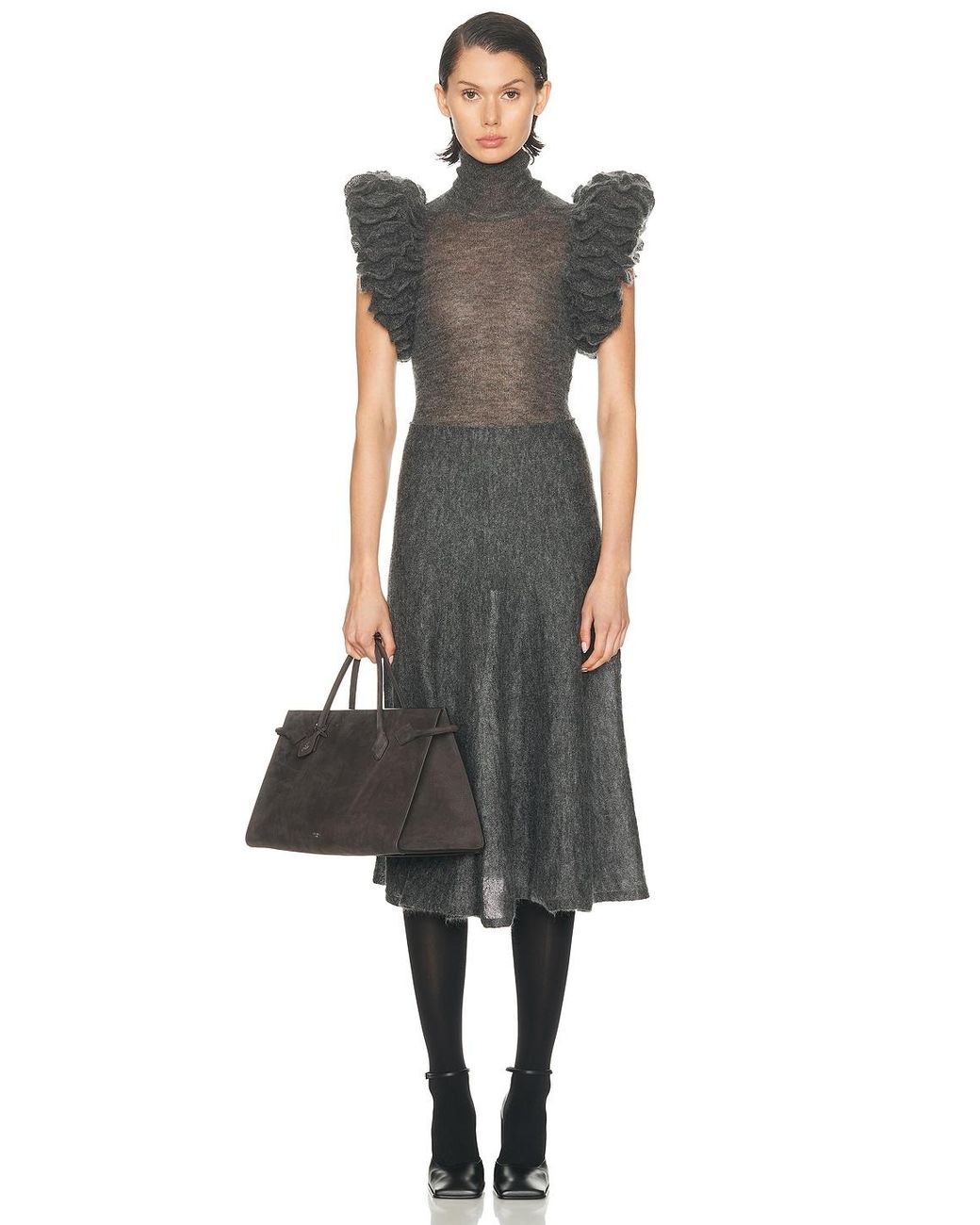 Alaïa Gray Alaïa Padded Bodysuit