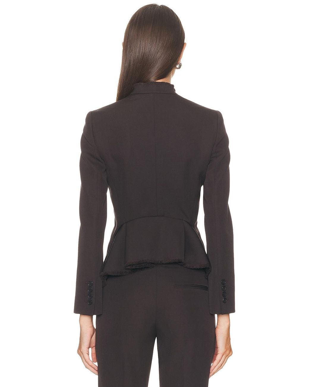 McQueen Black Fitted Blazer