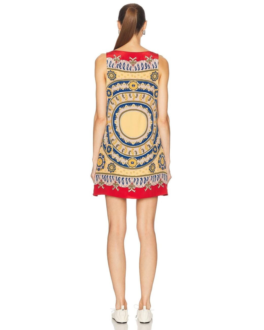 Bode Red Bricolage Dress