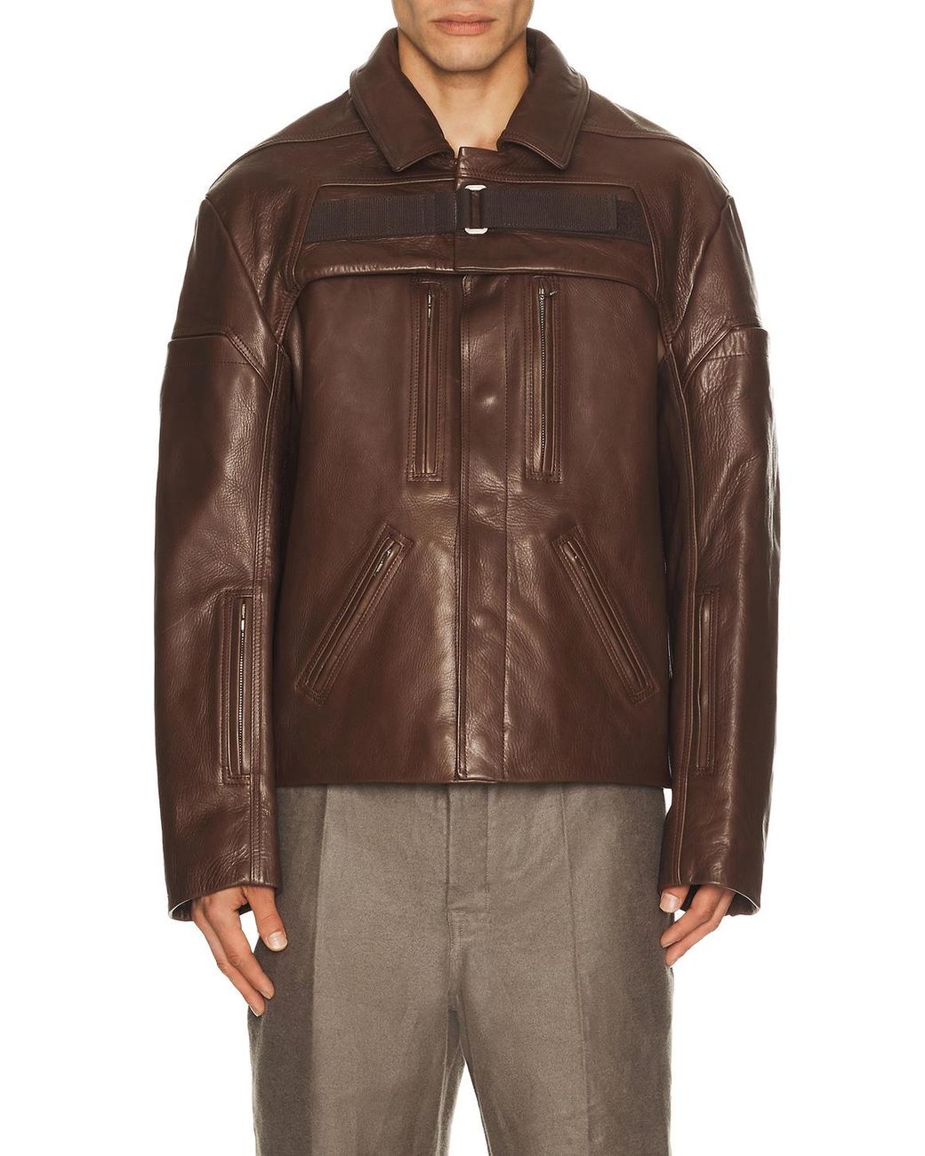 Rick Owens Brown 2 Piece Mac Jacket for men