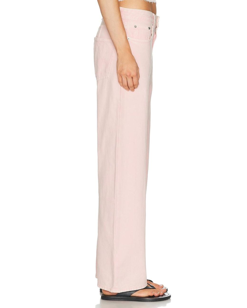 Helmut Lang Pink Wardrobe Flare Leg