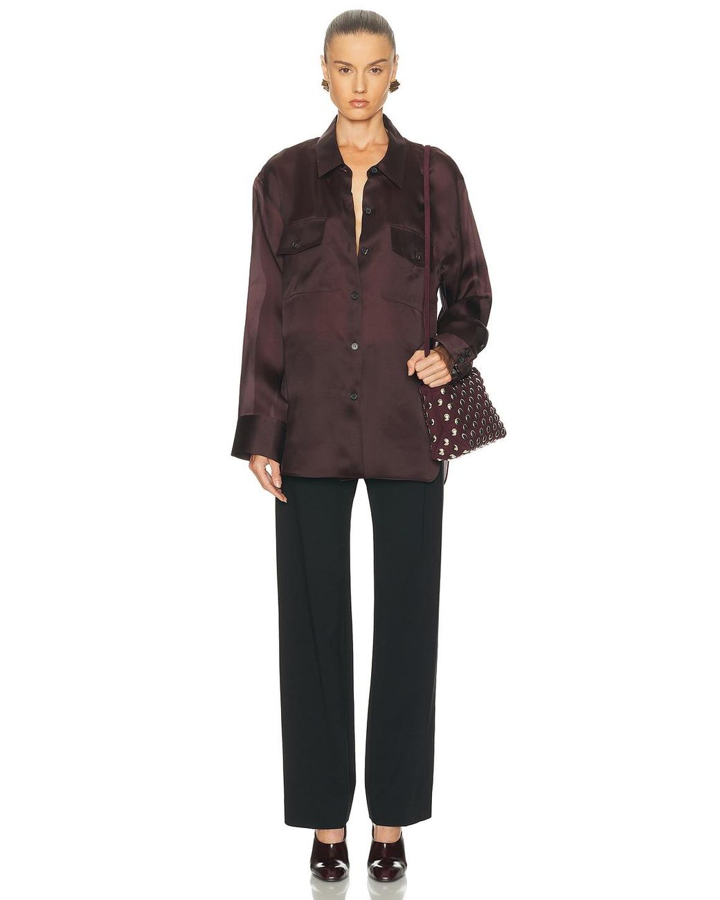 Khaite Brown Matteo Top