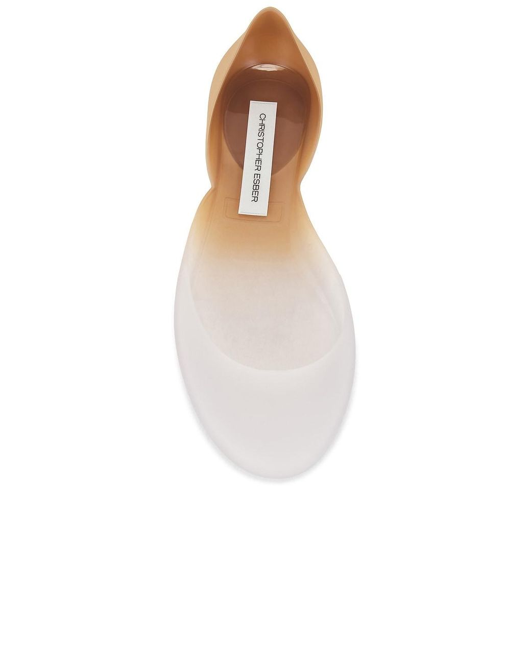 Christopher Esber White Baja Slipper