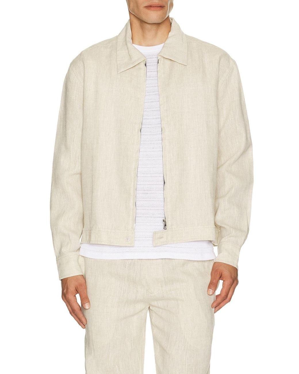 True Tribe White Casey Jacket for men