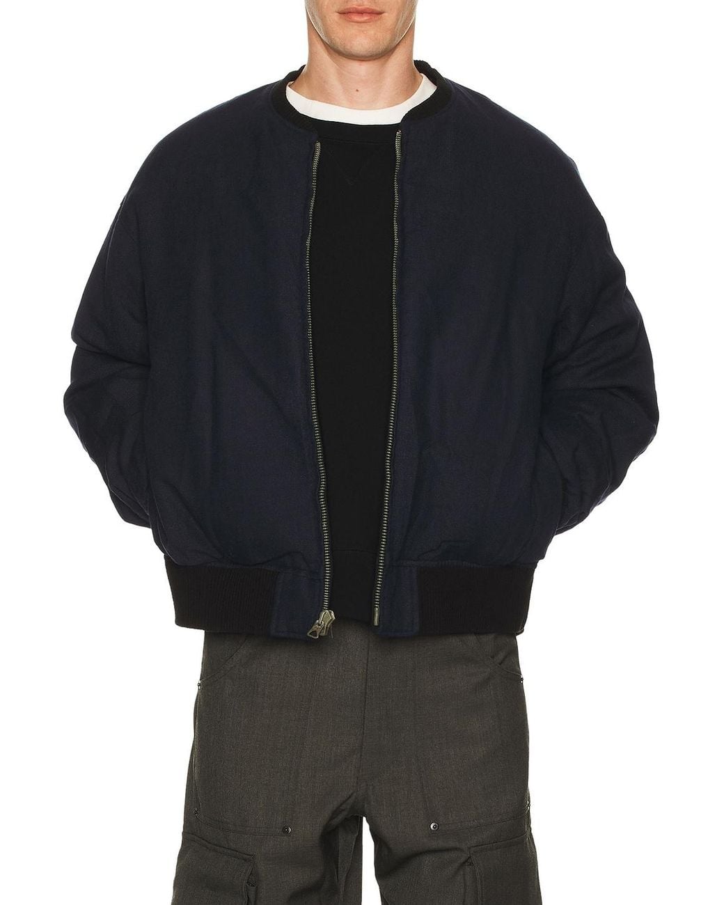 Visvim Black Gunner Down Jacket for men