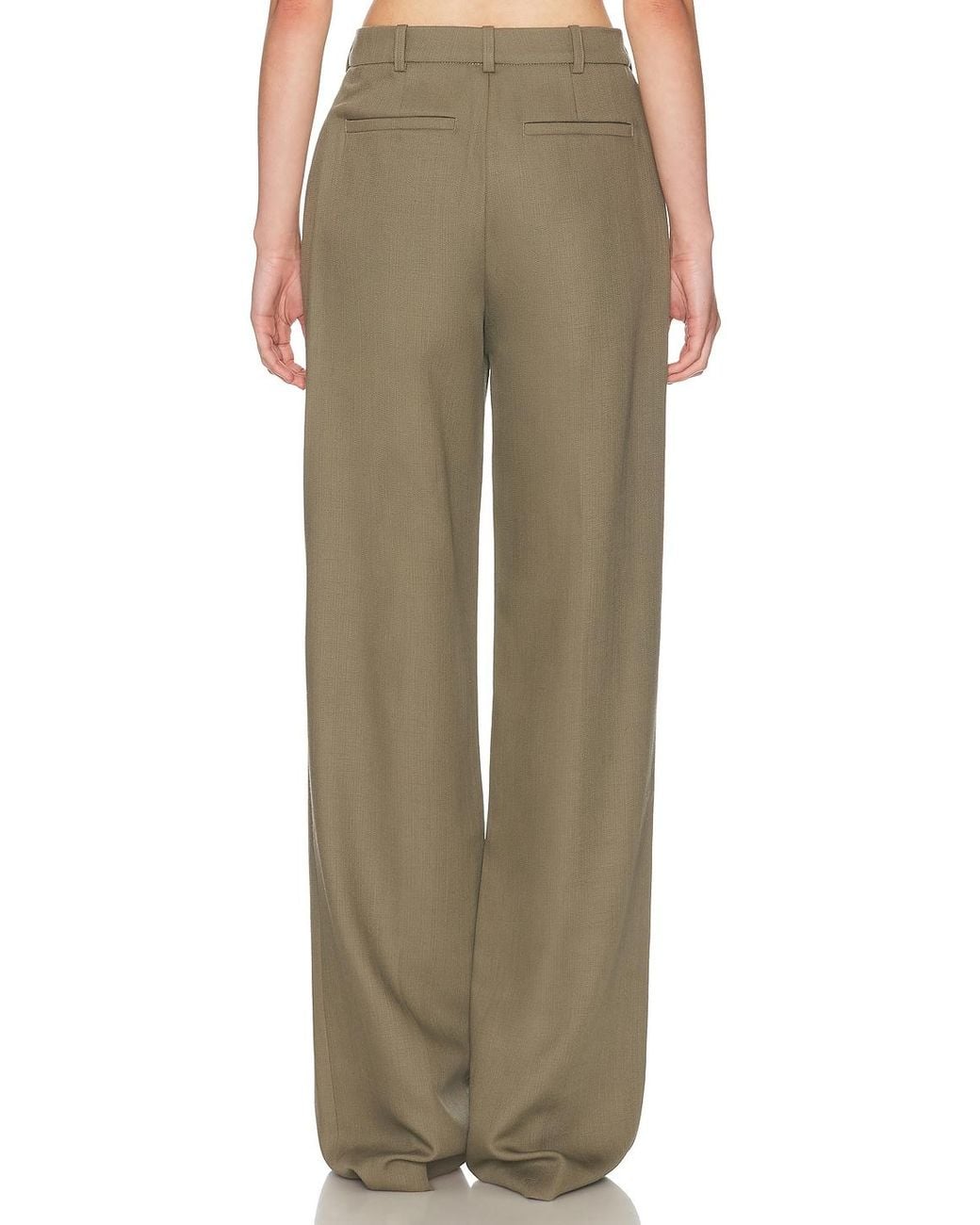 Alex Perry Natural Pleated Trouser