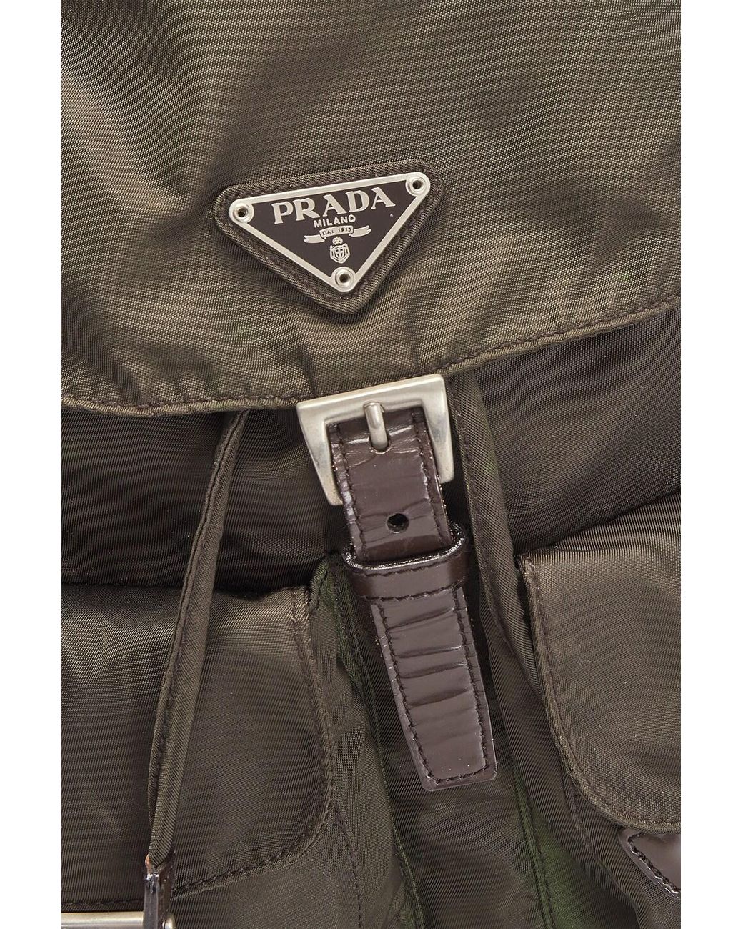 Prada Black Tessuto Backpack