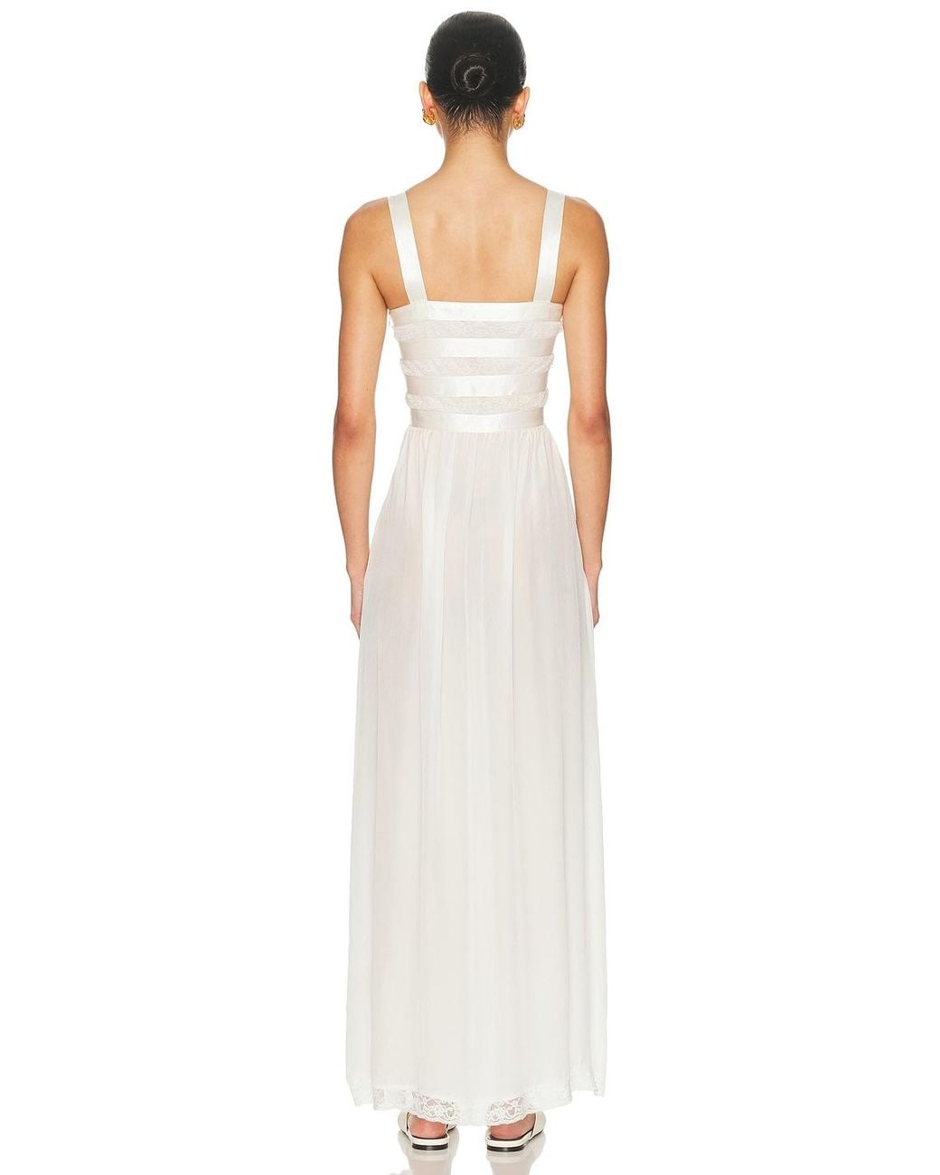 LoveShackFancy White Lovelace Dress