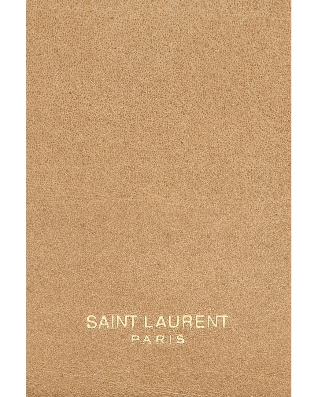 Saint Laurent Natural Passport Case