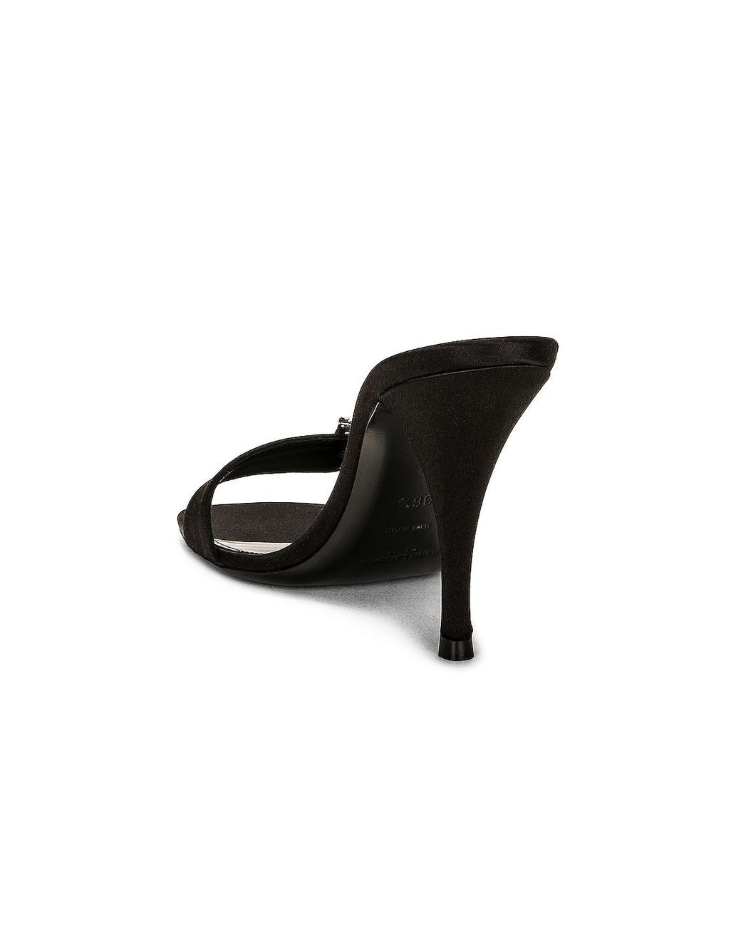 Saint Laurent Black Simone Mule Sandal