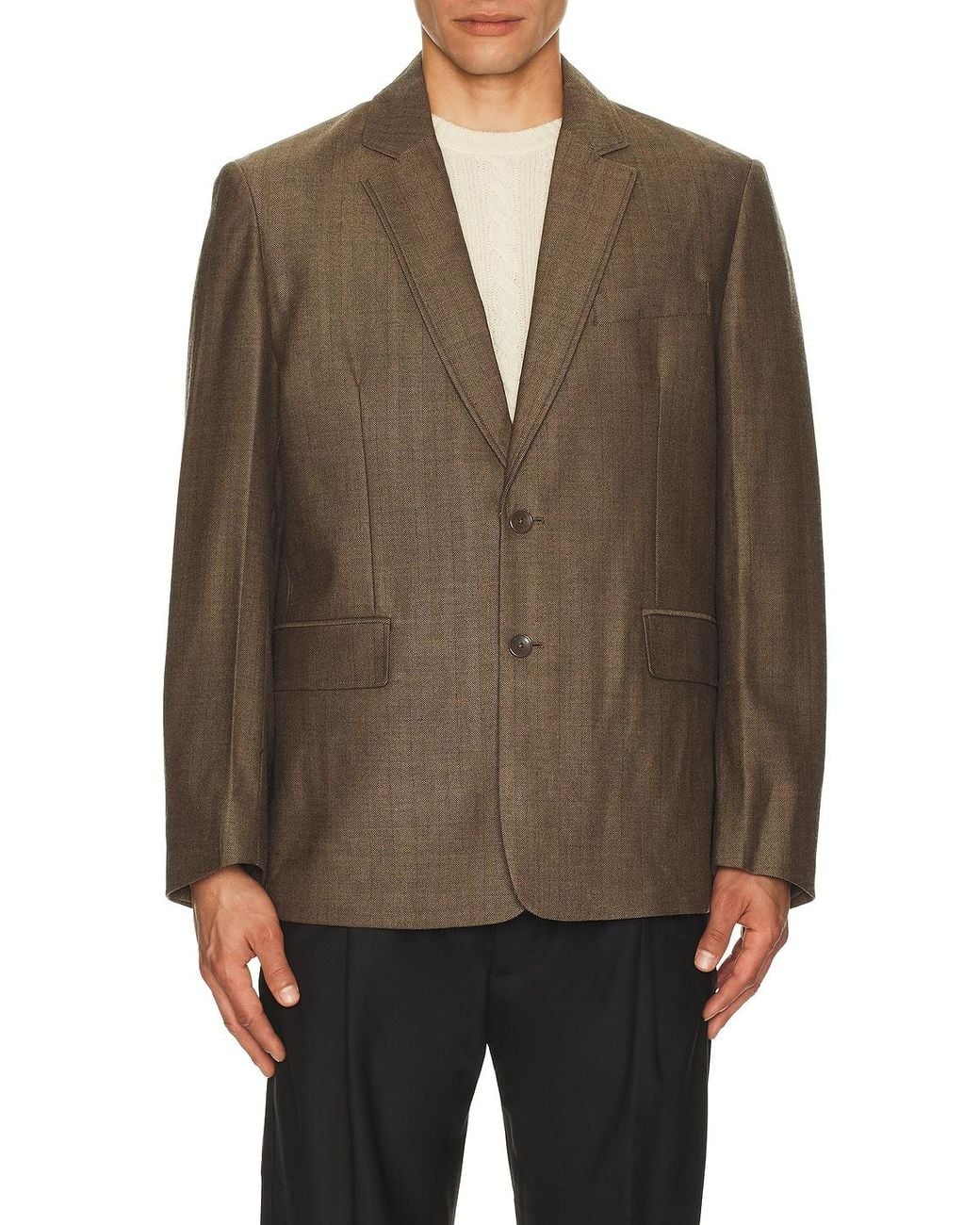Percival Brown Grounds Tailored Blazer for men