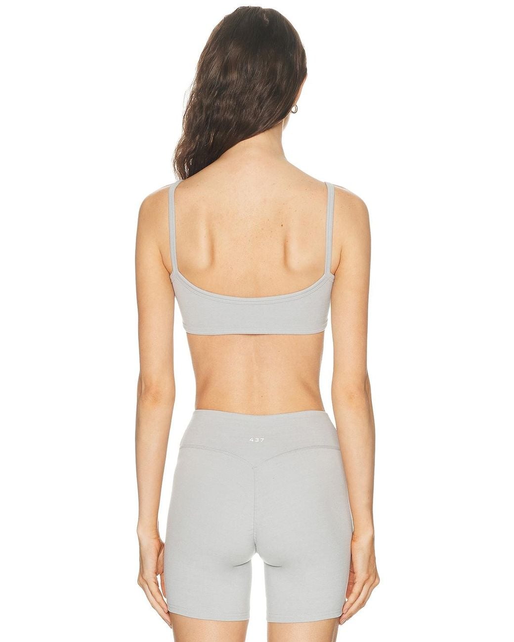 437 White Micro Bra