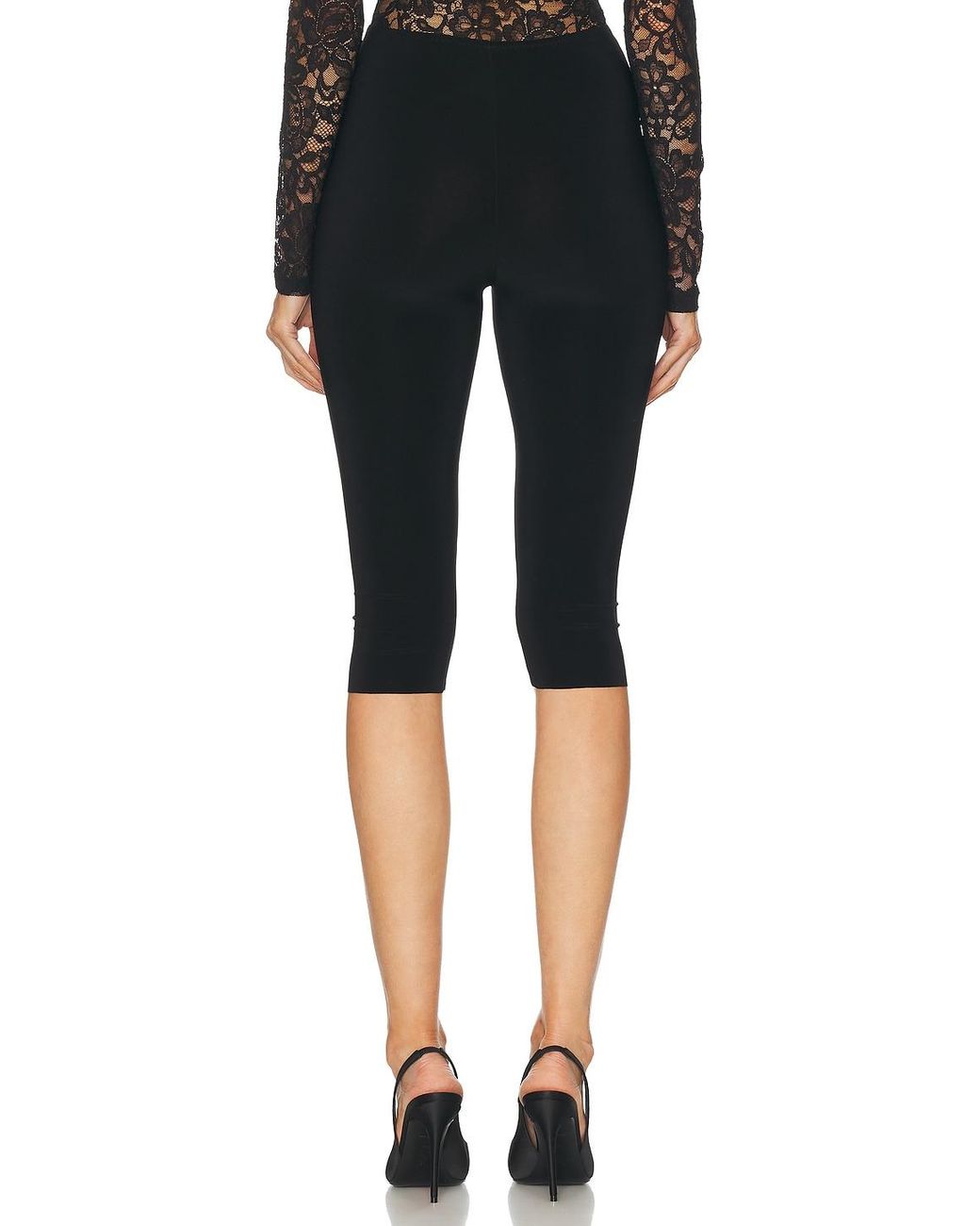 Norma Kamali Black Capri Legging