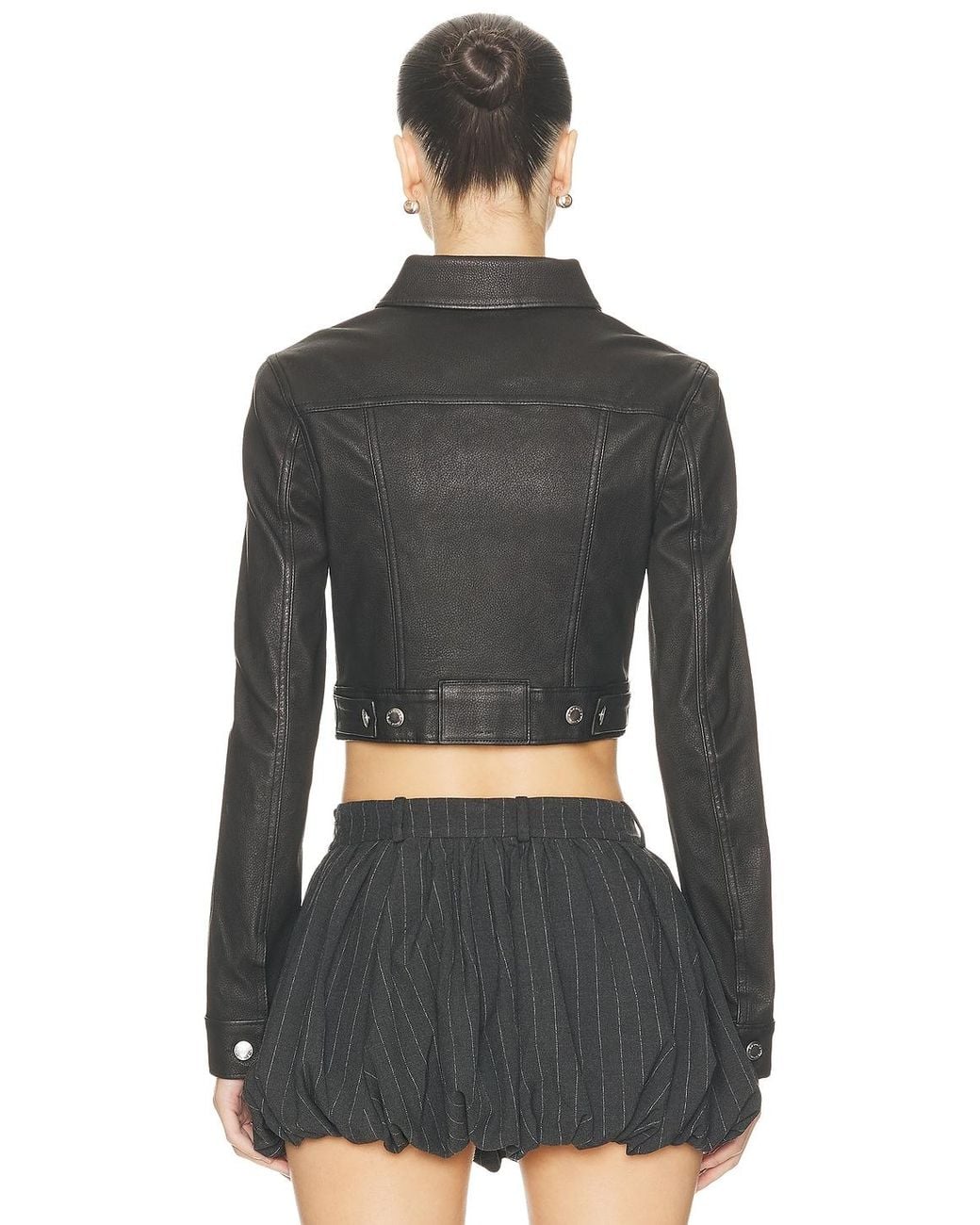 Alexander Wang Black Shrunken Trucker Jacket