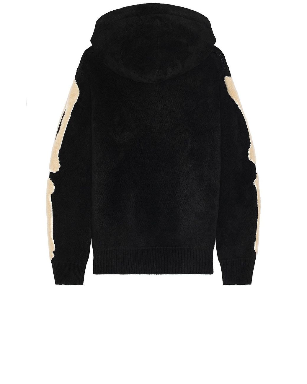 送料関税込み【AMIRI】BONES SLEEVES HOODIE in BLACK Amiri Bones Sleeve Hoodie in Black | FWRD
