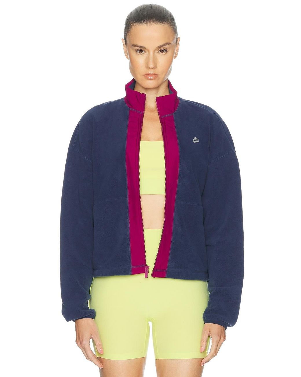 Nike Blue Studio Fleece Jacket
