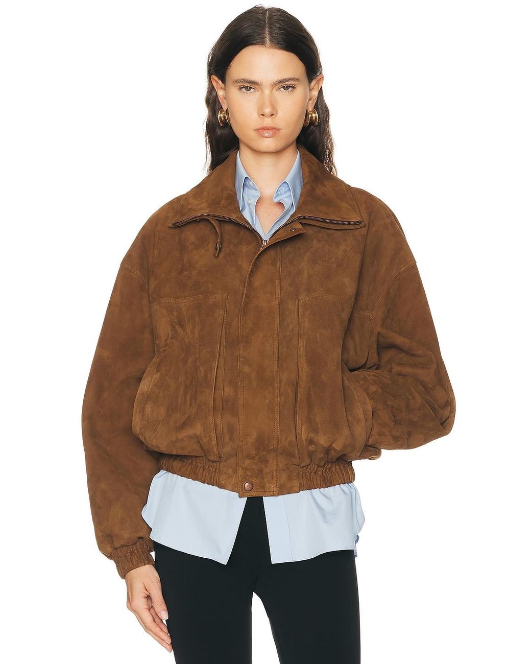 Magda Butrym Brown Suede Jacket