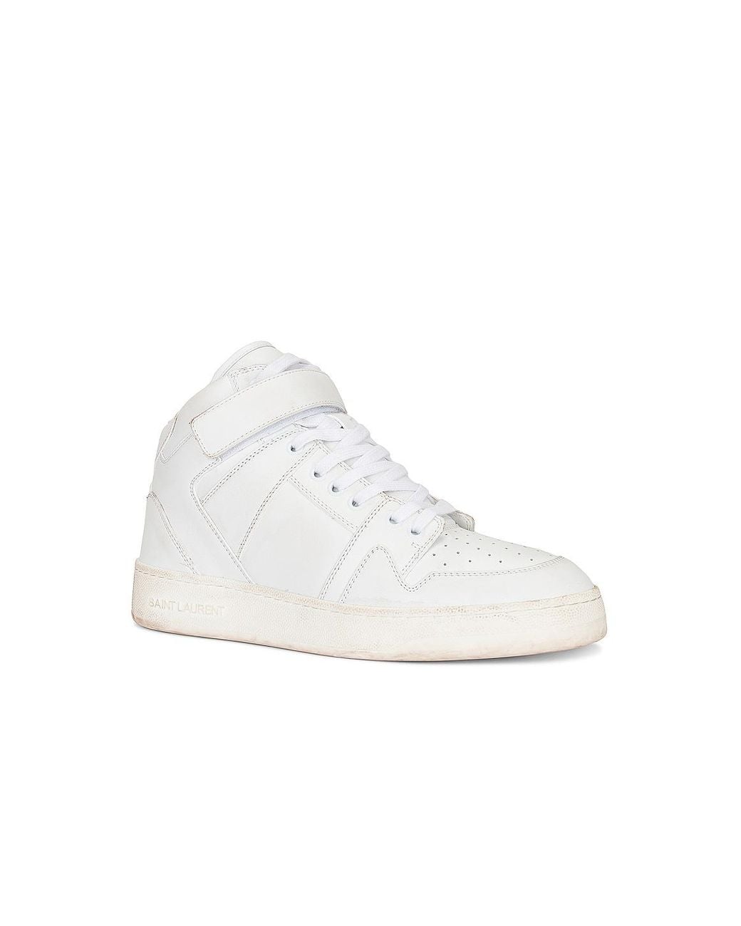 Saint Laurent White Jefferson Sneaker for men