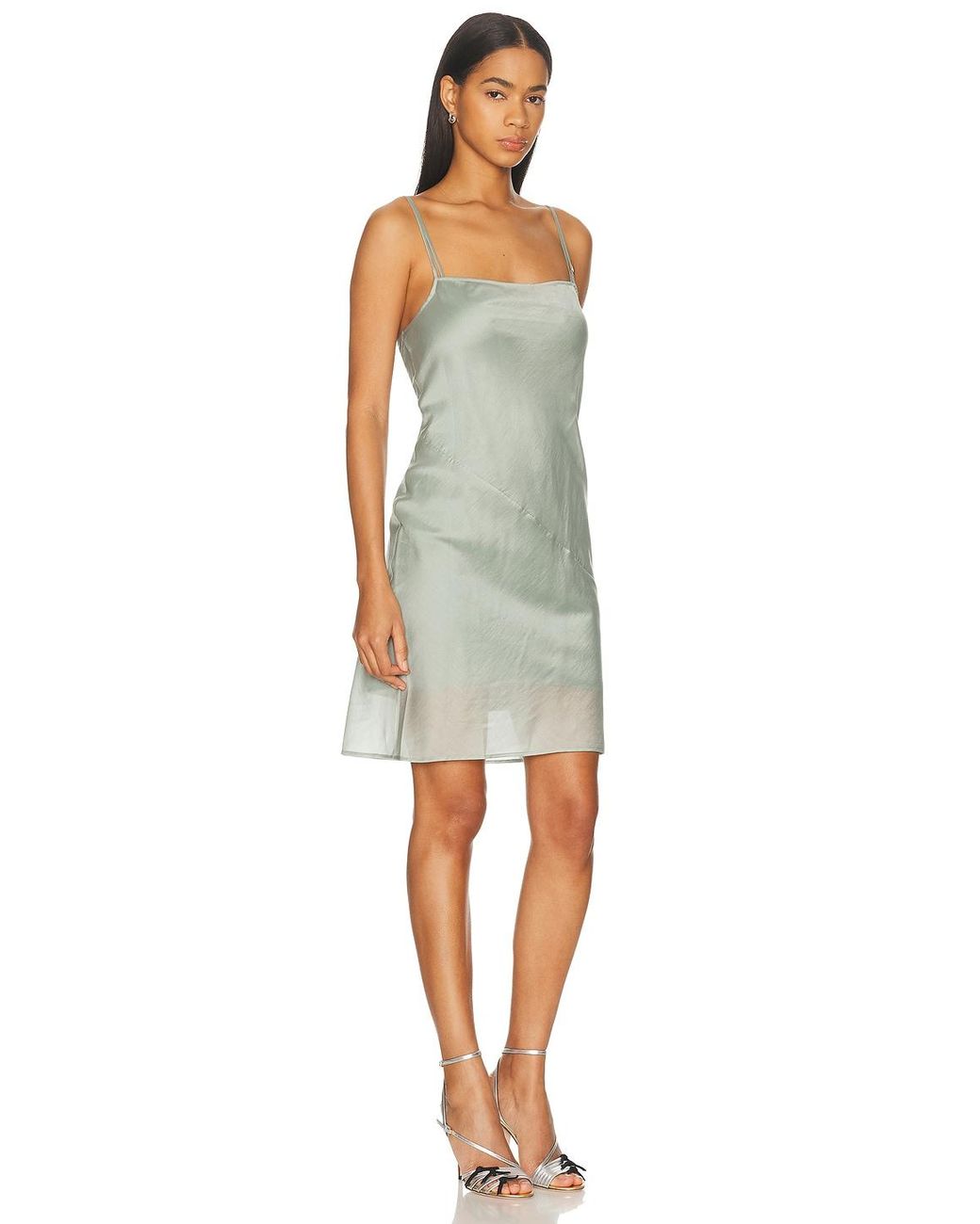 Helmut Lang White Slip Dress