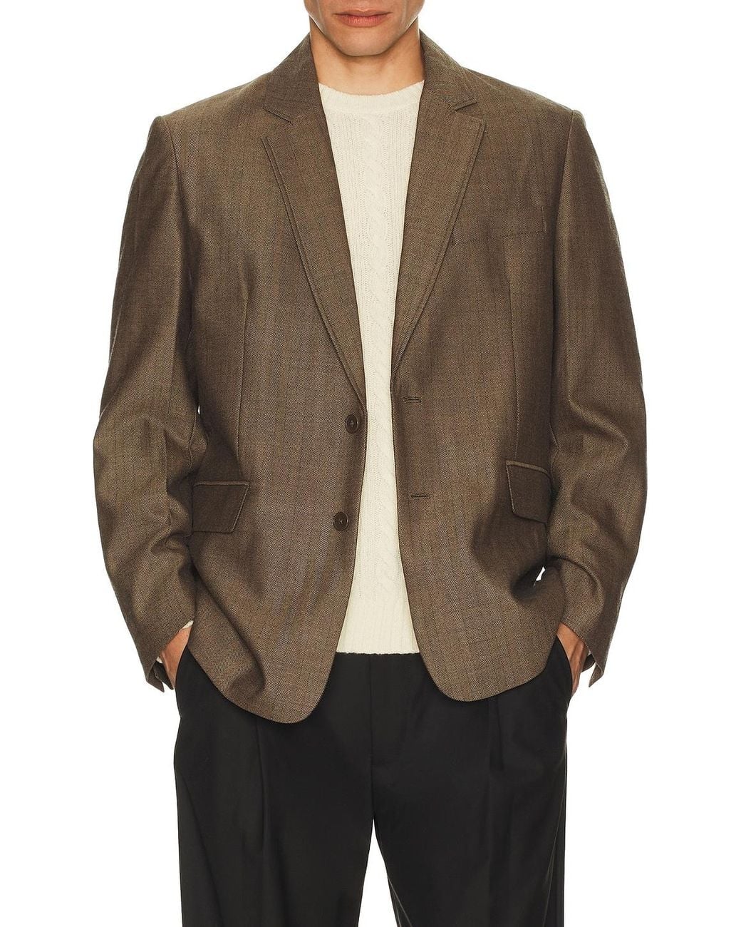 Percival Brown Grounds Tailored Blazer for men