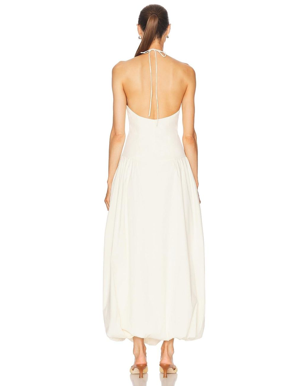 Sir White Florent Gown