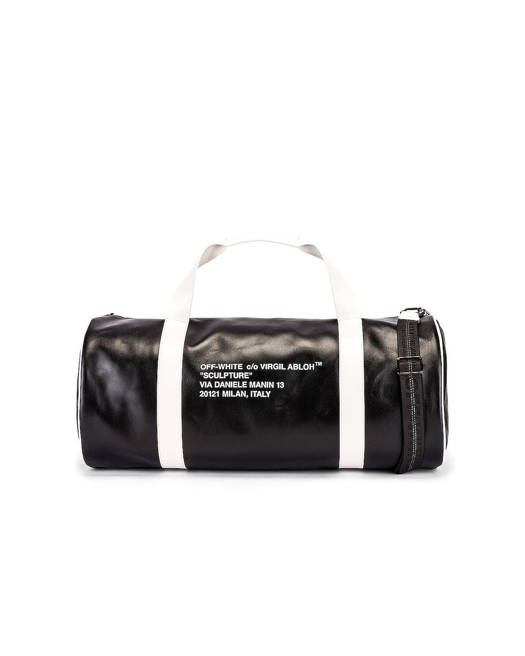 Off-White c/o Virgil Abloh Duffle Bag in Black | Lyst