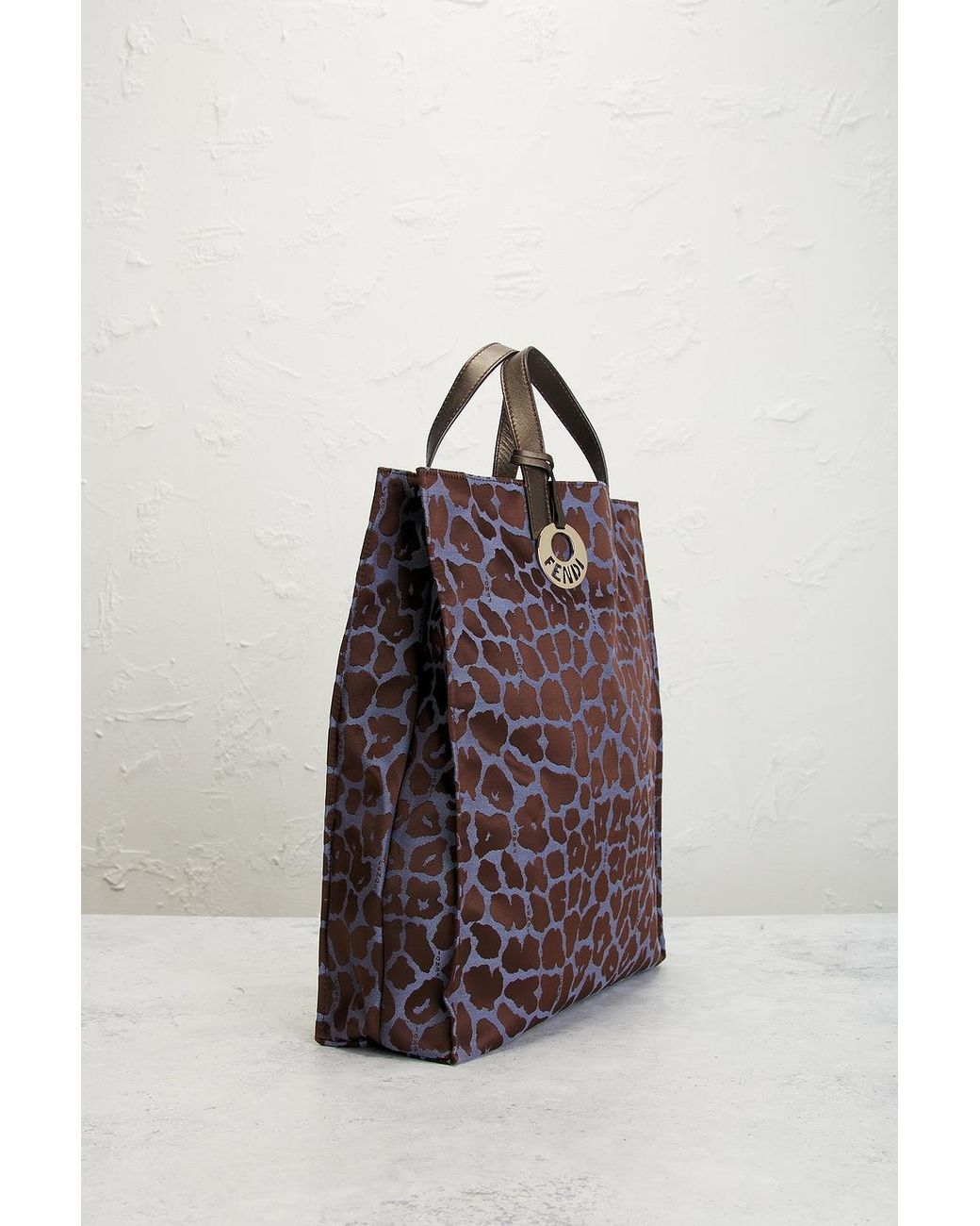 Fendi Purple Chef Tote Bag