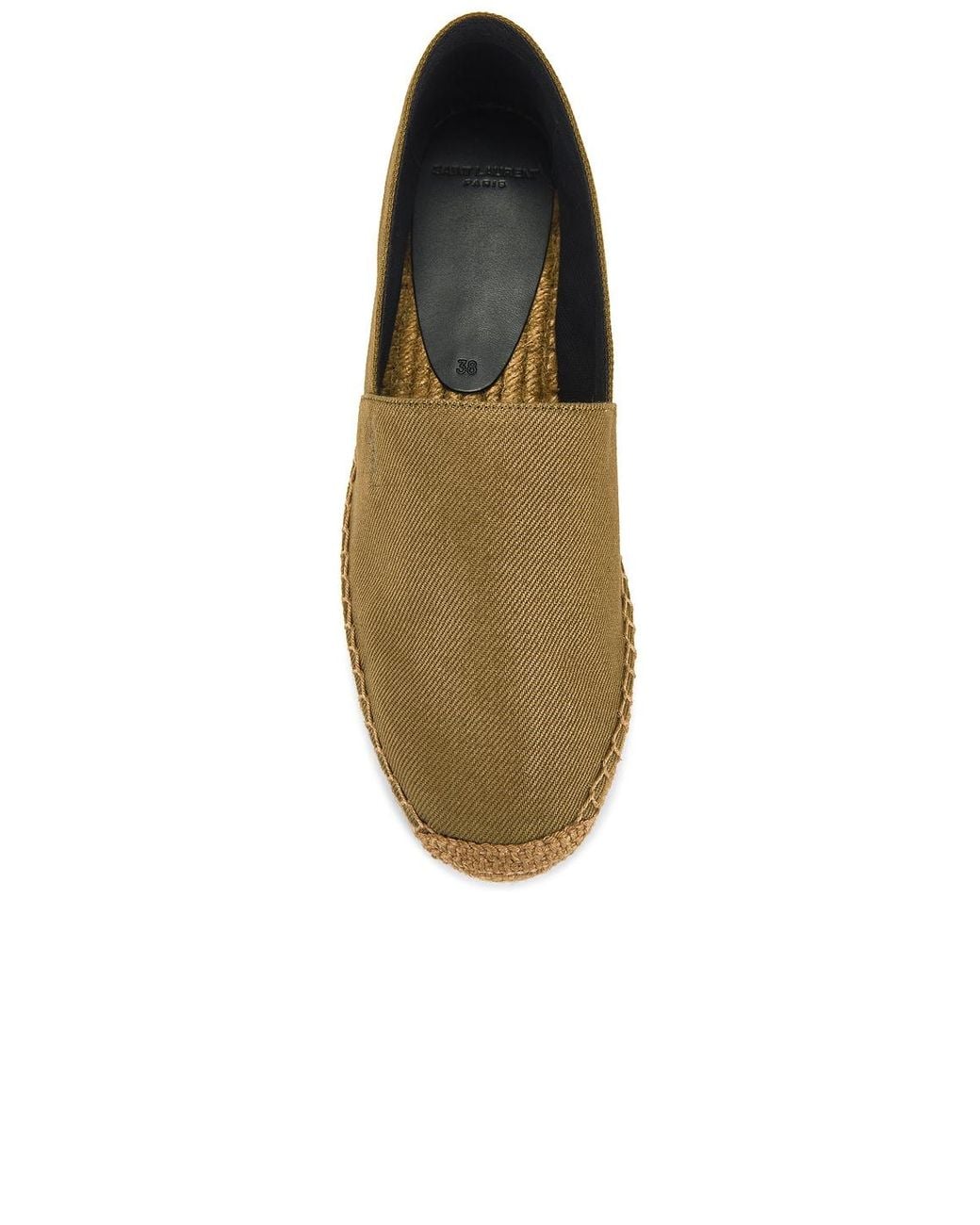Saint Laurent Green Espadrille