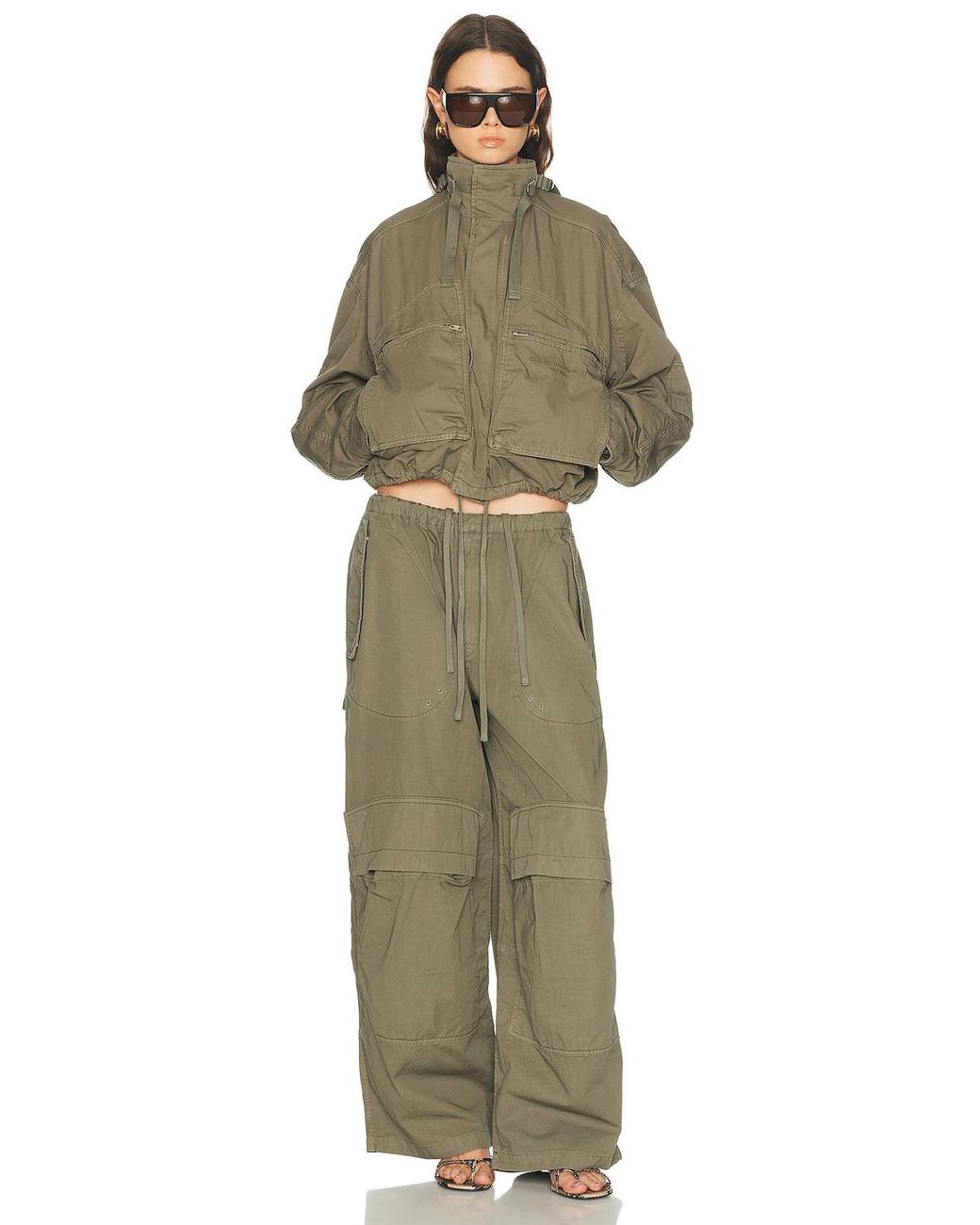 Alexander Wang Green Cargo Jacket