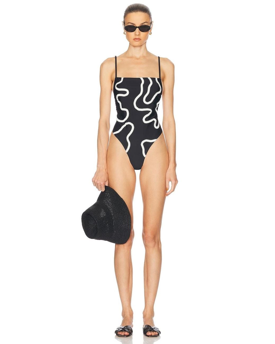 Bode Multicolor Rickrack One Piece Swimsuit