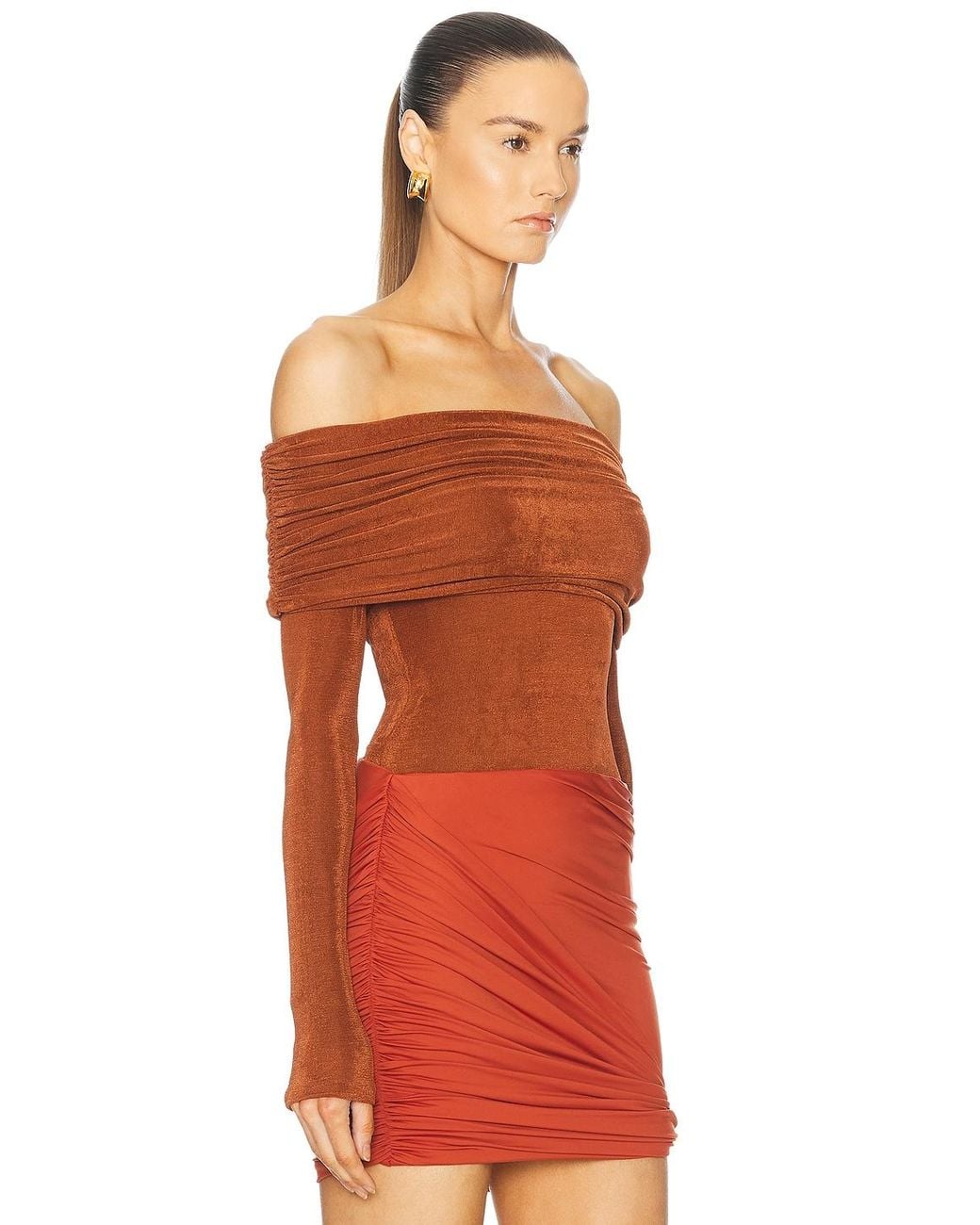 SER.O.YA Orange Nora Top