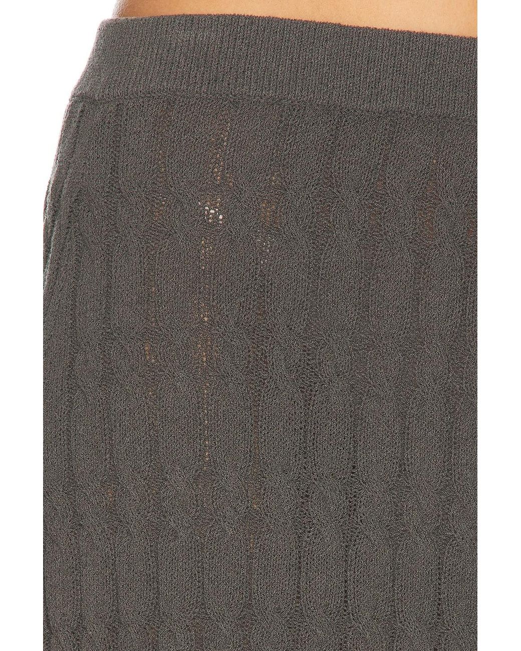 Helmut Lang Black Cable Mini Skirt