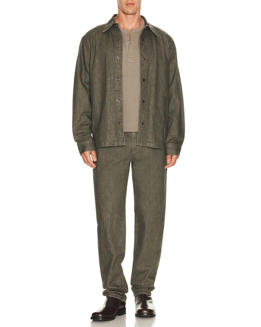 Theory Green Standard Jeans for men