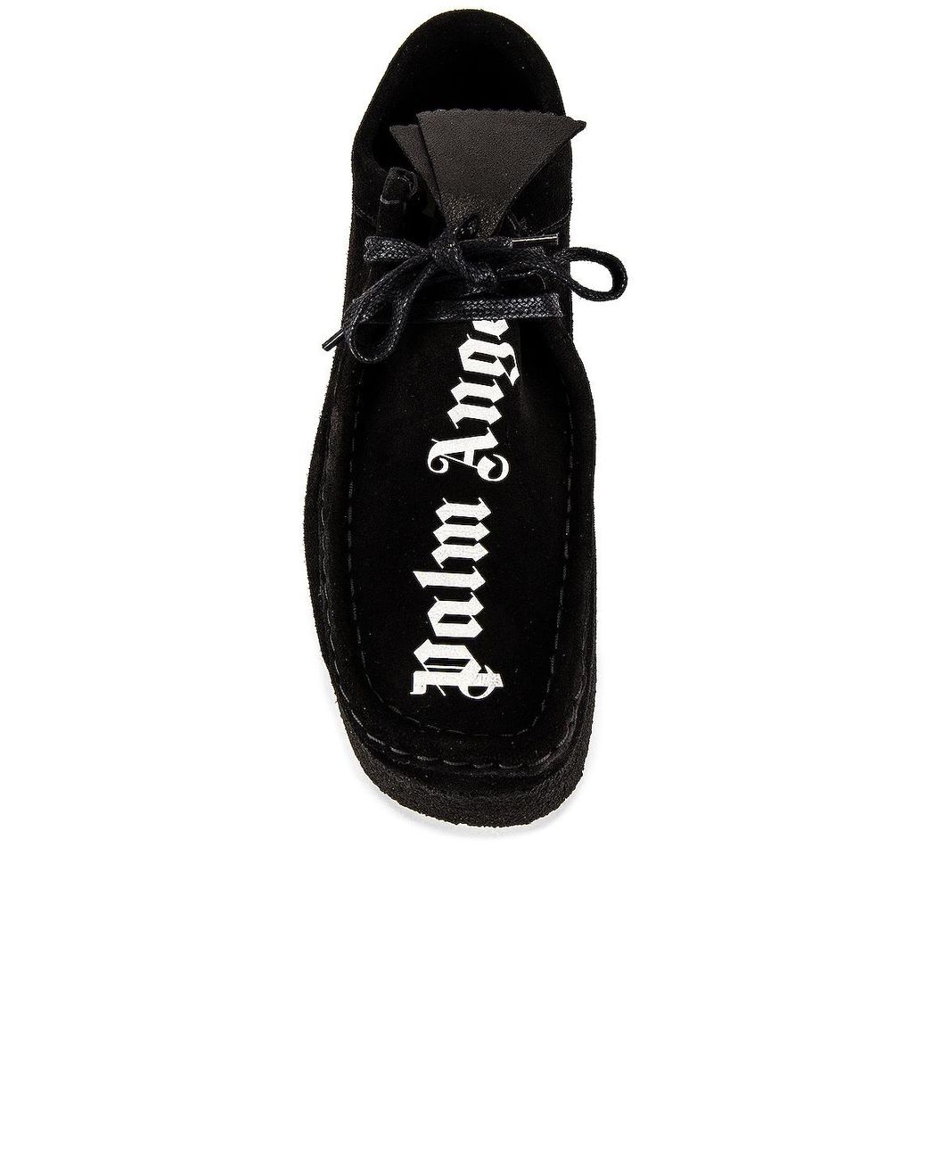 Palm Angels 30mm Clarks Wallabee Suede Lace up Shoes in Black for