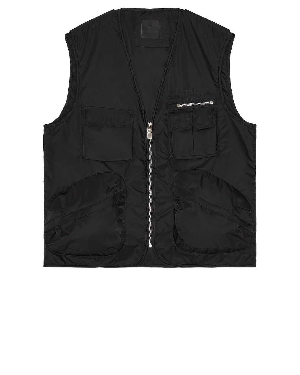 Givenchy Synthetic Multipocket Vest in Black for Men | Lyst