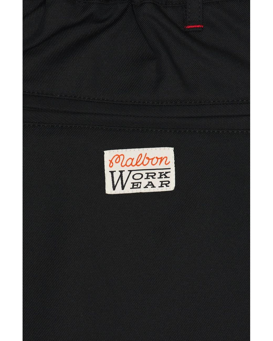 Malbon Black Milled Pant for men