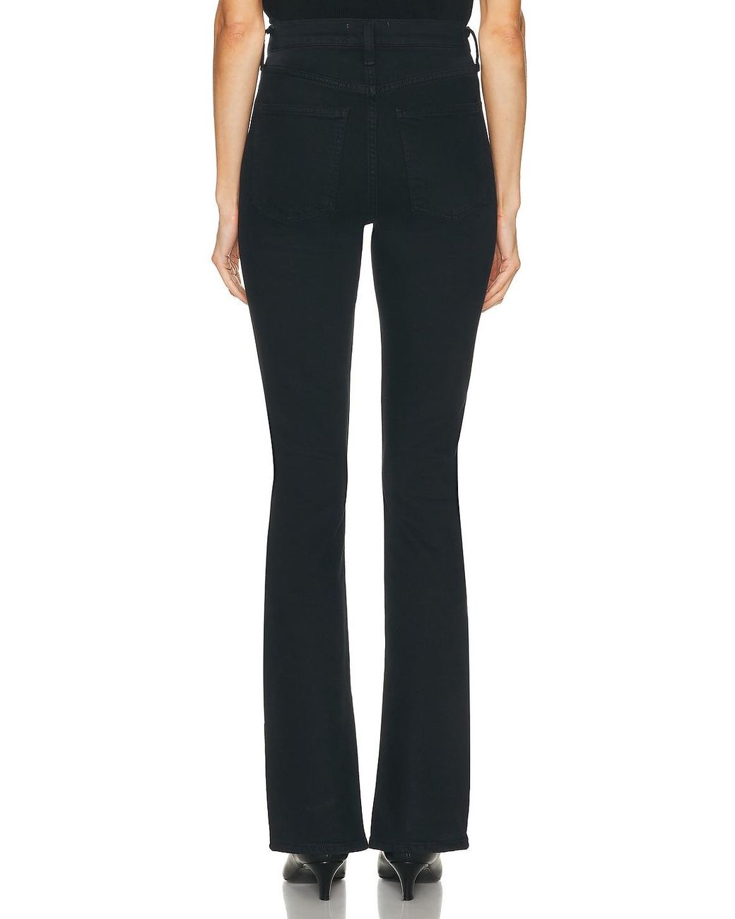 Agolde Black Ingram Split Skinny Jeans
