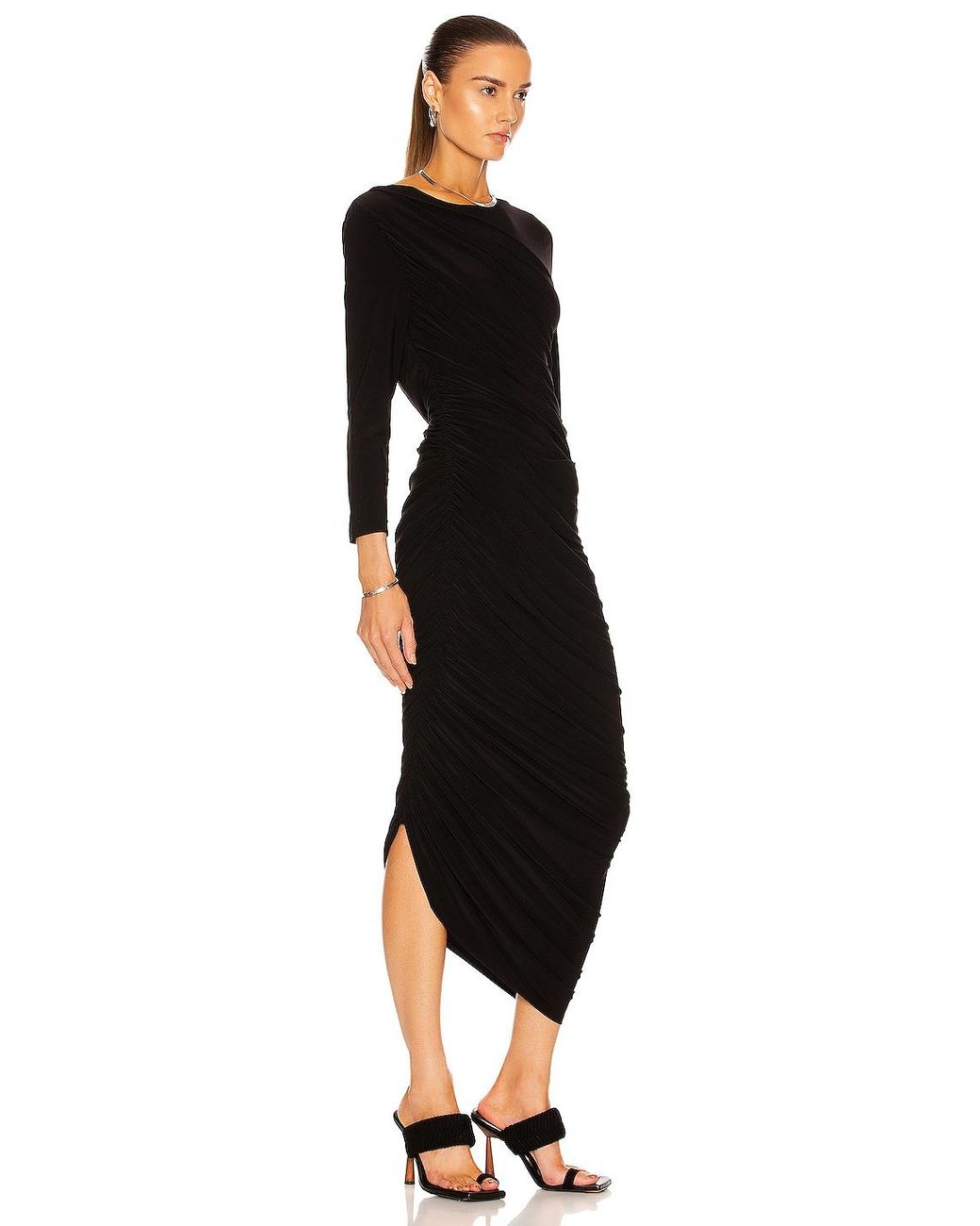 long sleeve diana maxi dress