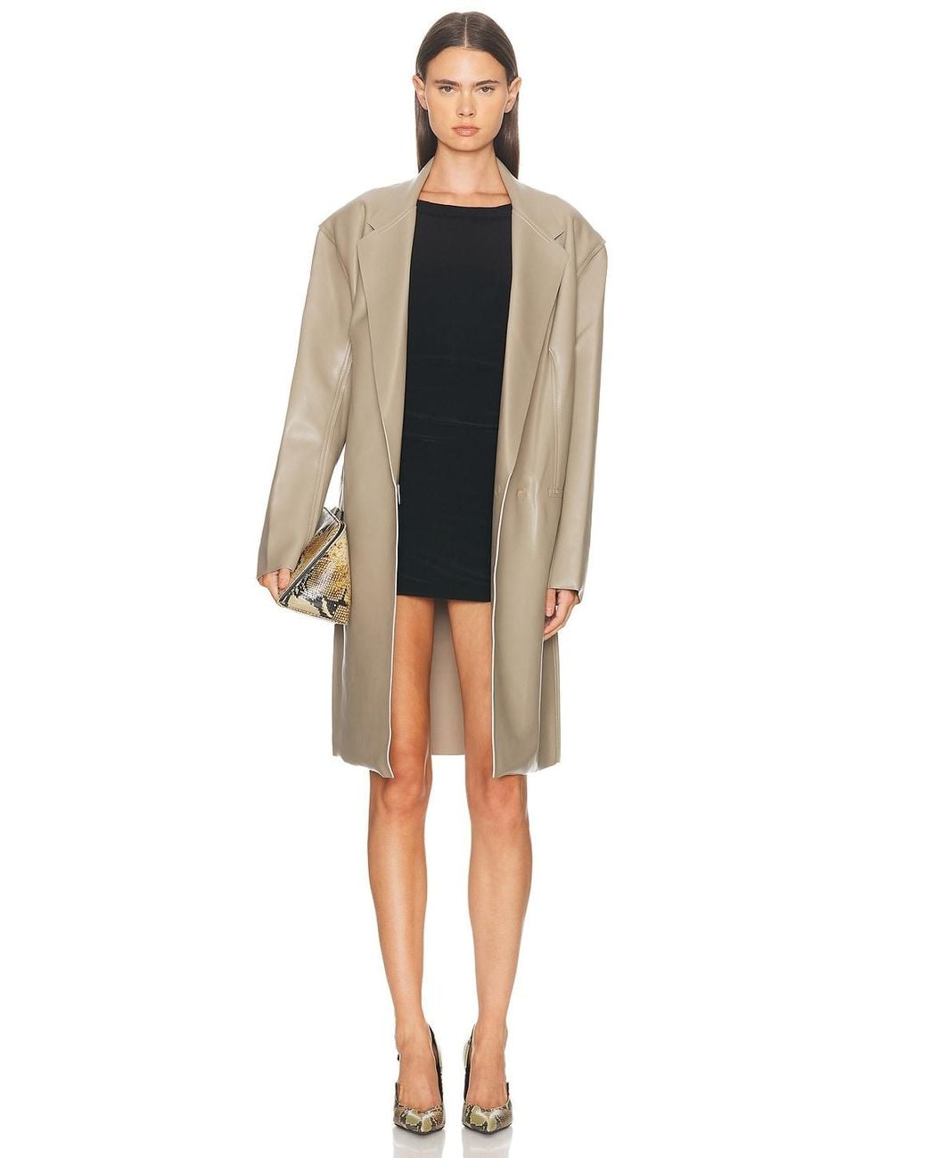Norma Kamali Multicolor Oversized Double Breasted Jacket