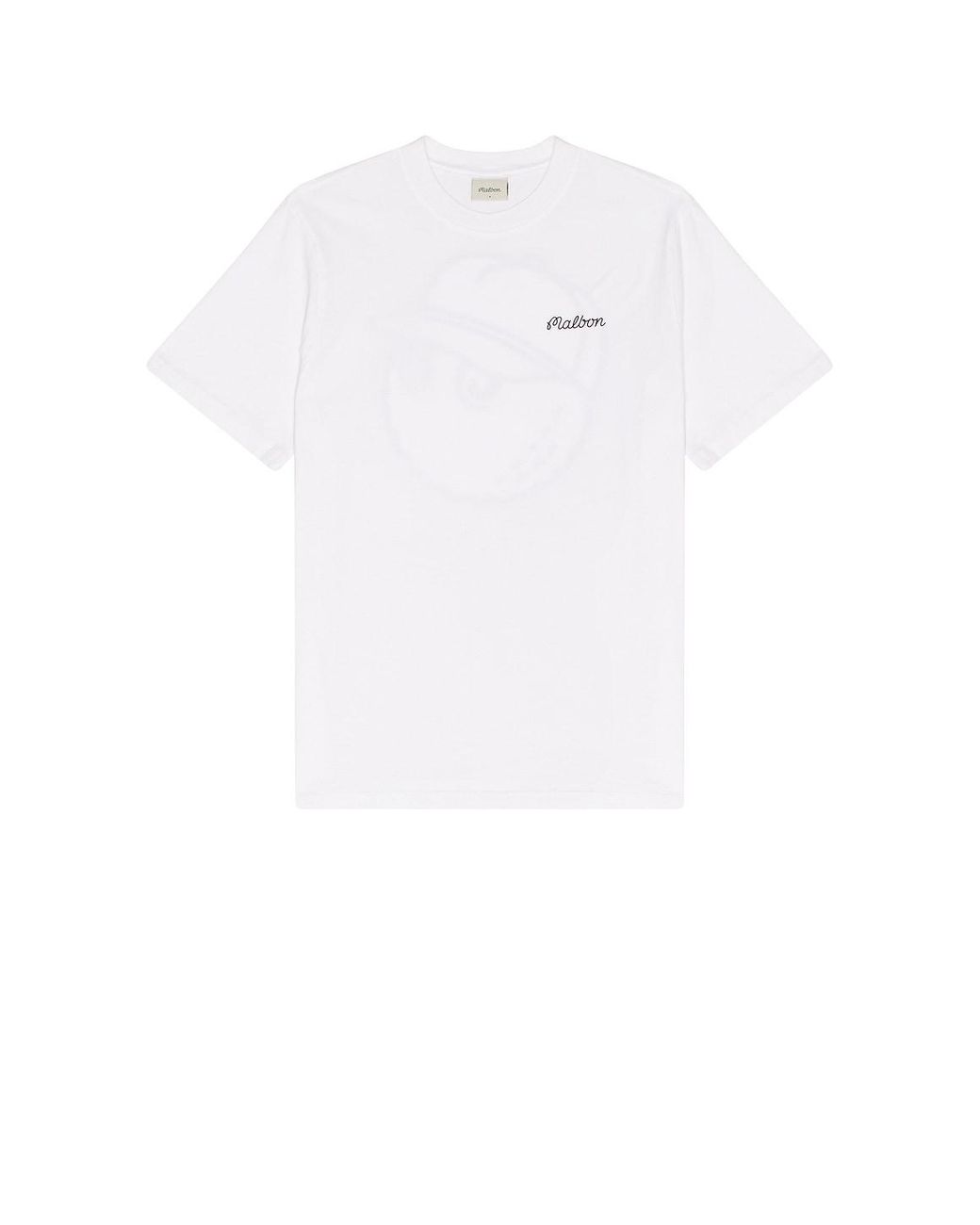Malbon Gray Bermuda Baldwin Tee for men