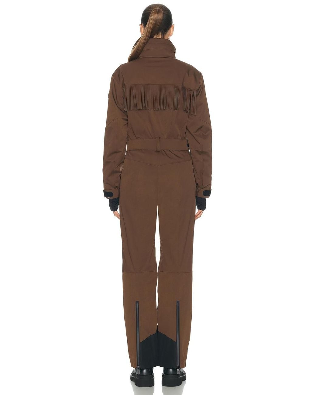 Moncler Brown Ski Suit