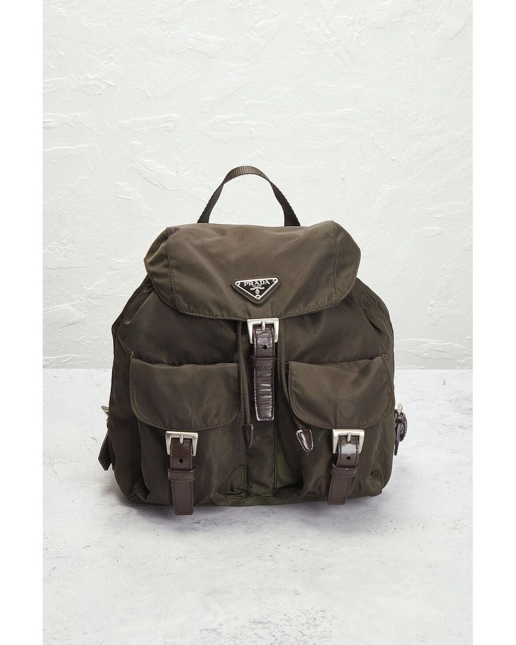 Prada Black Tessuto Backpack